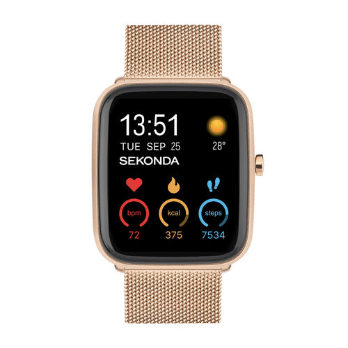 Sekonda 30220 Motion Plus Rose Gold-Tone Smart Watch