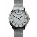 Sekonda 3022B Men's White Dial Expander Bracelet Watch