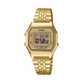Casio LA680WGA-9DF Gold-Tone Digital Bracelet Watch