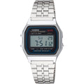 Casio A159WA-1D Digital Stainless Steel Bracelet Watch