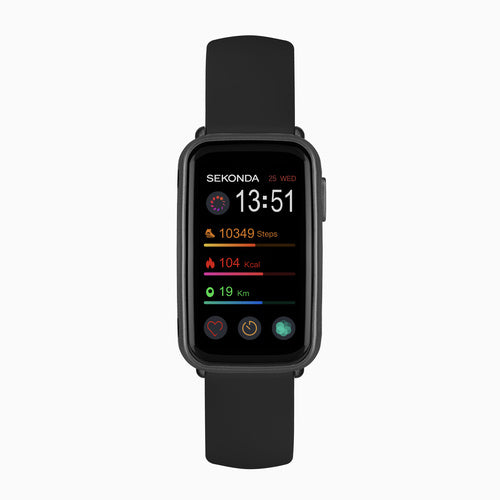 Sekonda 30171 Track Black Silicone Strap Smart Watch