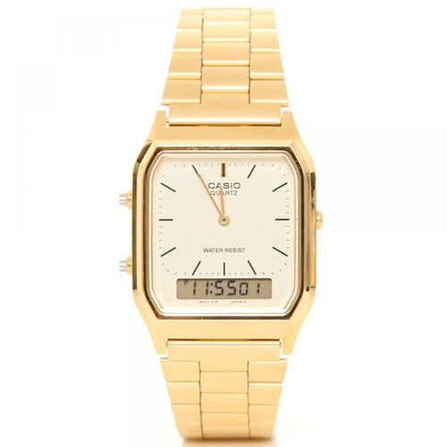 Casio AQ-230GA-9DMQ Gold-Tone Analogue-Digital Watch